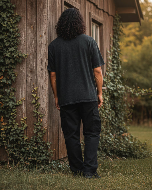 Chronic Leaf Acid Wash Oversize Tee