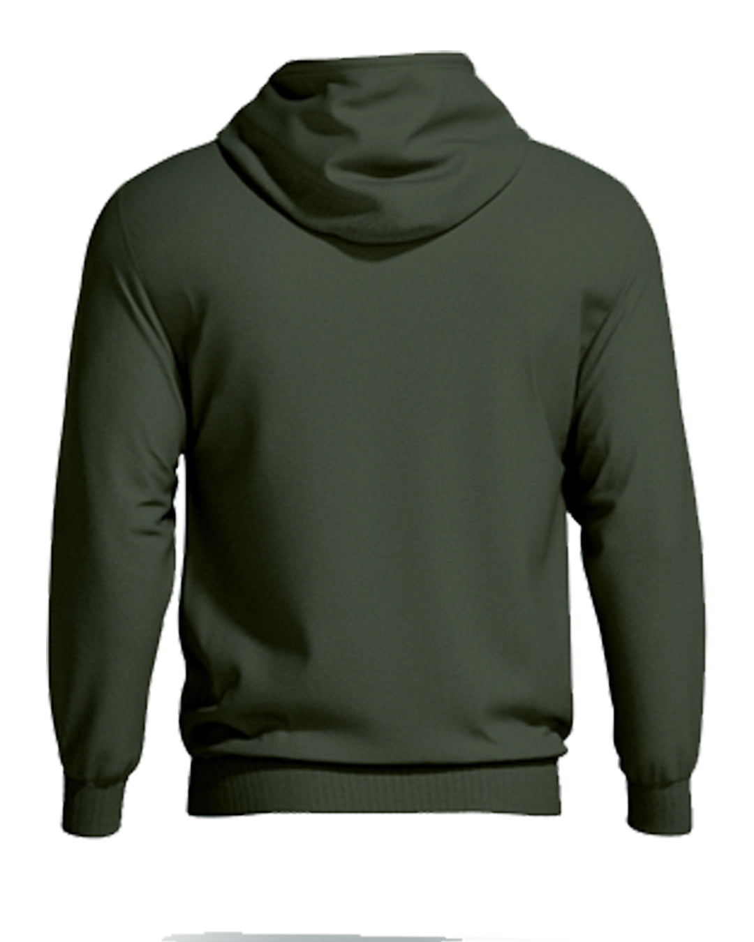 Hashtruck Mild Olive Green Color Hoodie.