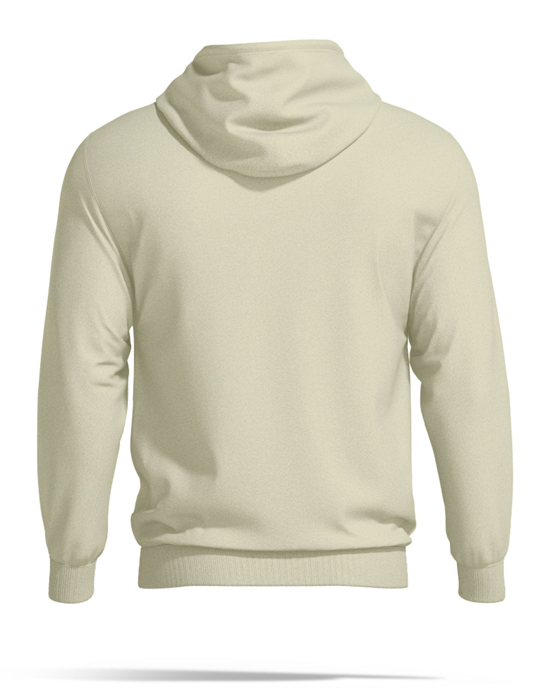 Hashtruck Milky Off-white Color Hoodie