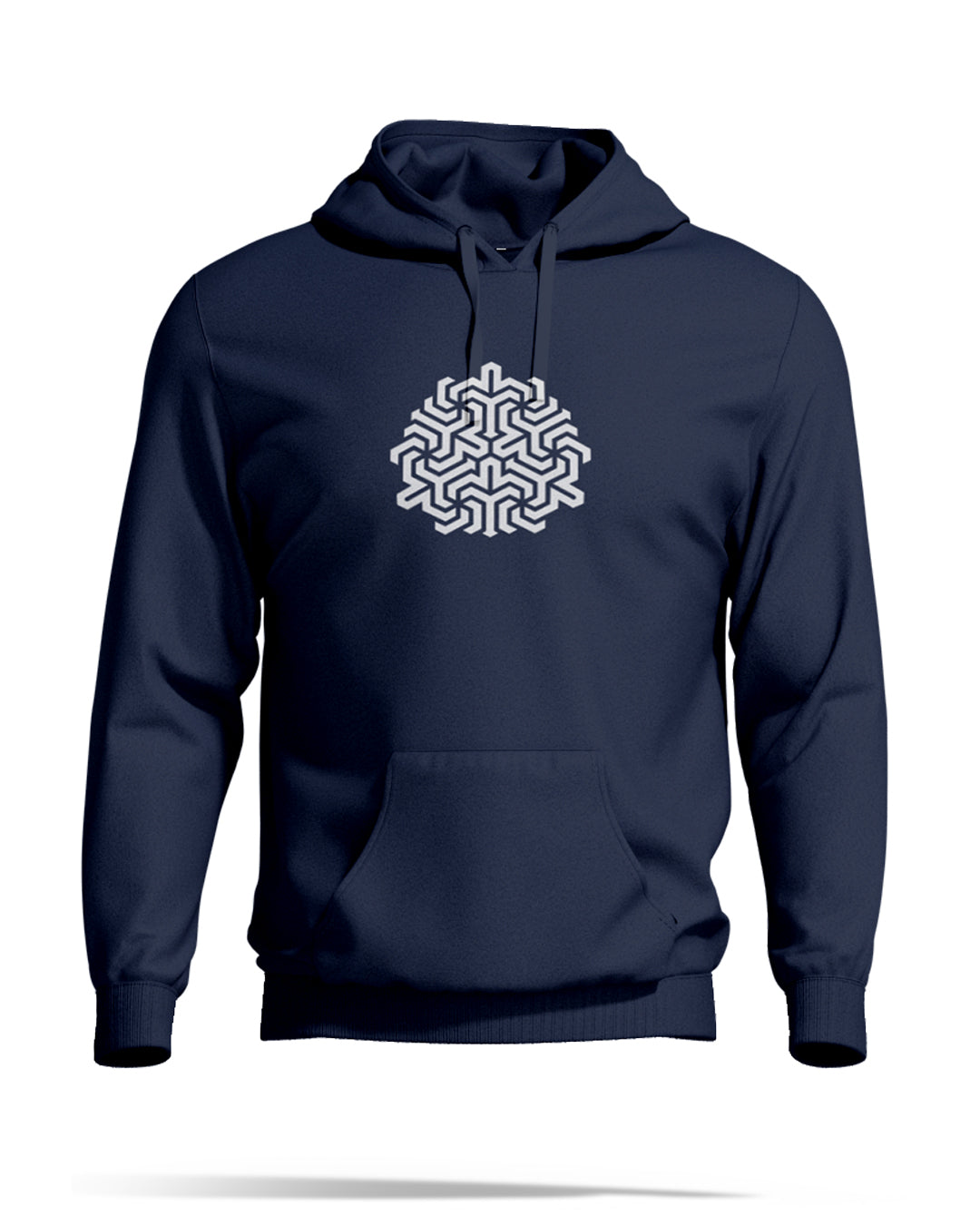 Fractal Bugs Cotton Printed Hoodie for Men & Women