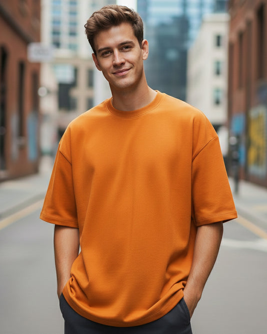 The Saffron Soul Oversized Tee