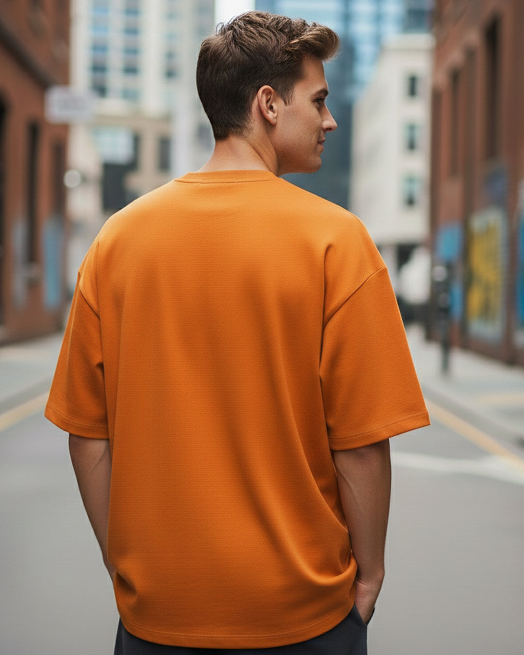 The Saffron Soul Oversized Tee