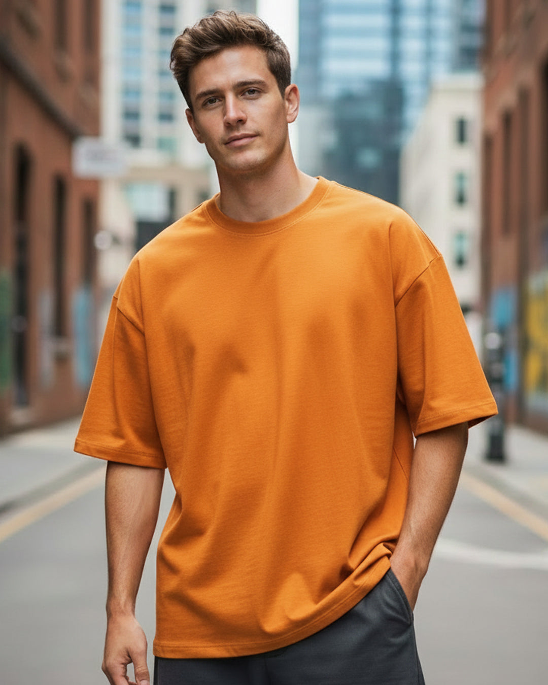 The Saffron Soul Oversized Tee