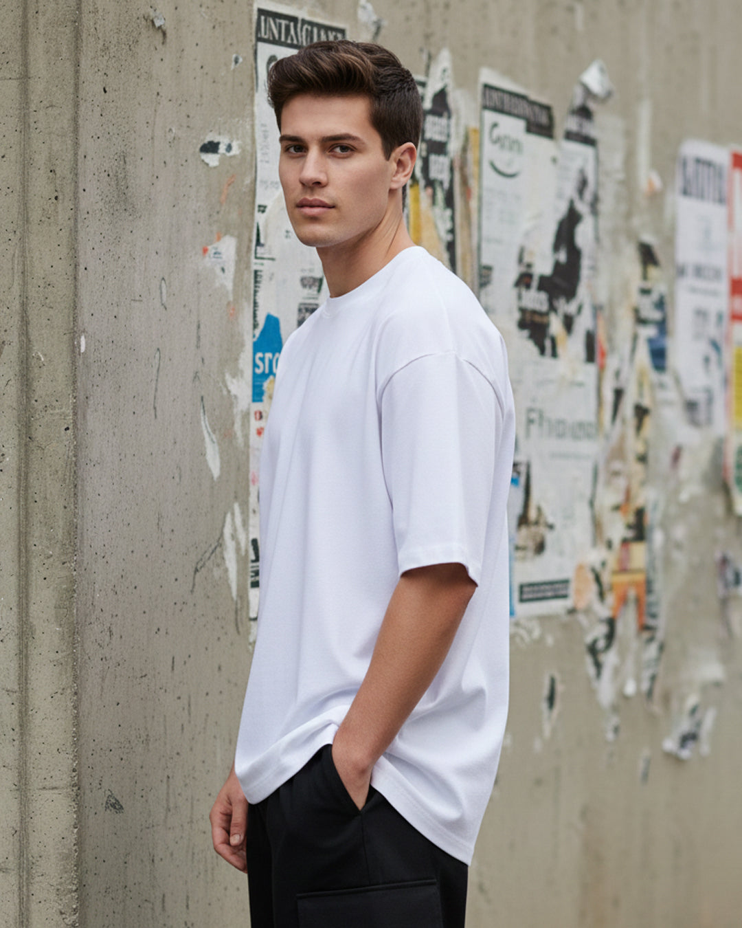 Ivory Core: The Essential Oversized White Tee