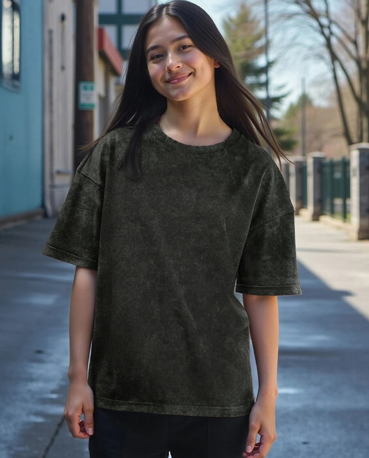 The Acid Wash Drop Tee