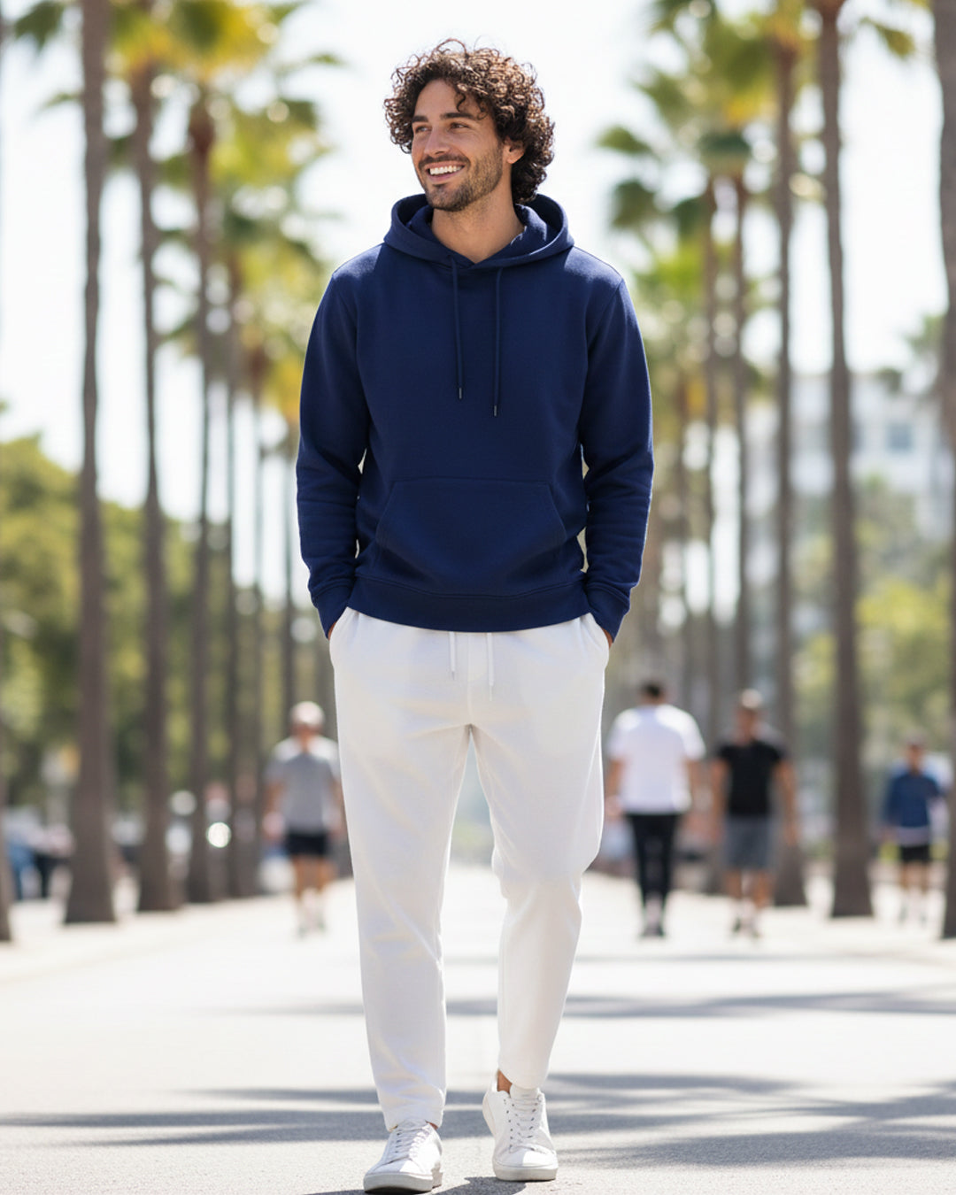 Hashtruck Navy Blue Hoodie.