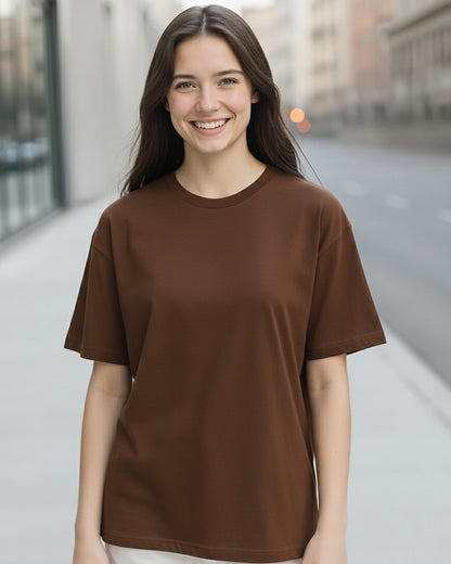 The Mocha Drop-Shoulder