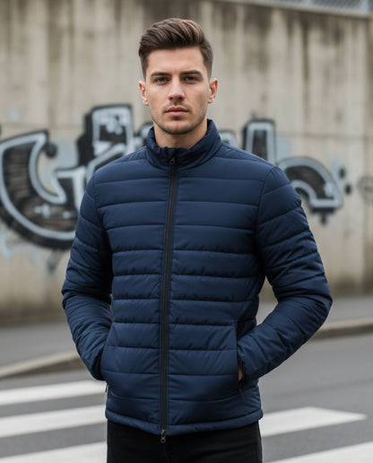 The Horizon Puffer: Classic Navy