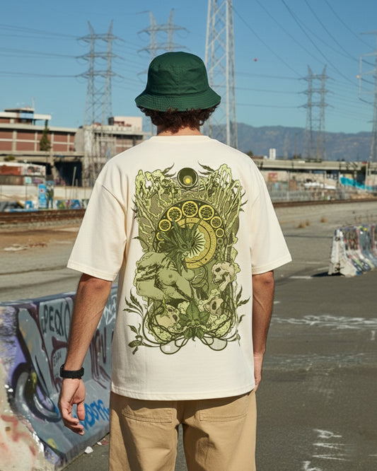 Weed Demon: The Smoke & Skulls Oversize Tee