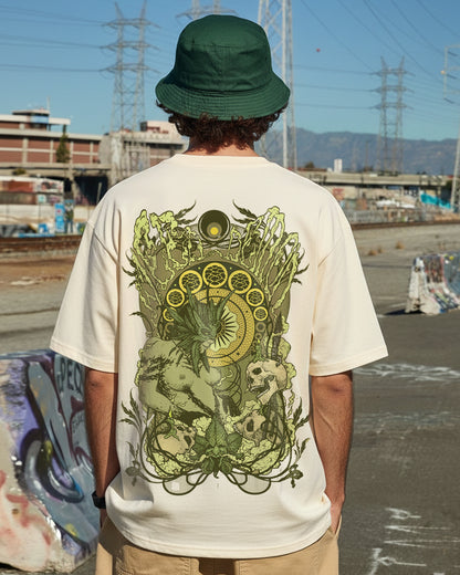 Weed Demon: The Smoke & Skulls Oversize Tee