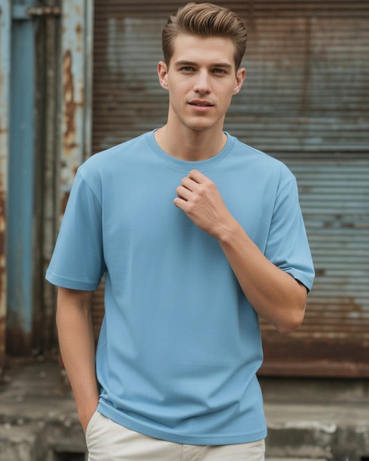 Urban Serenity Ice Blue Essential Tee