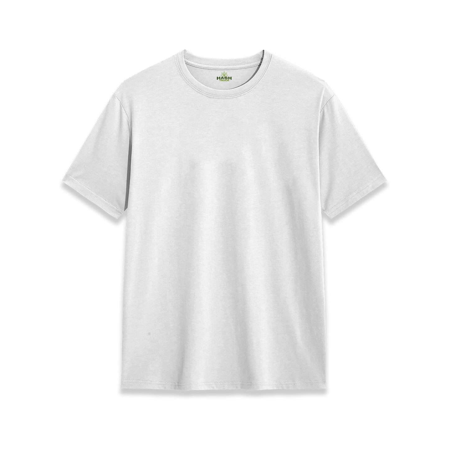 Premium Round Neck Cotton T-Shirt | White