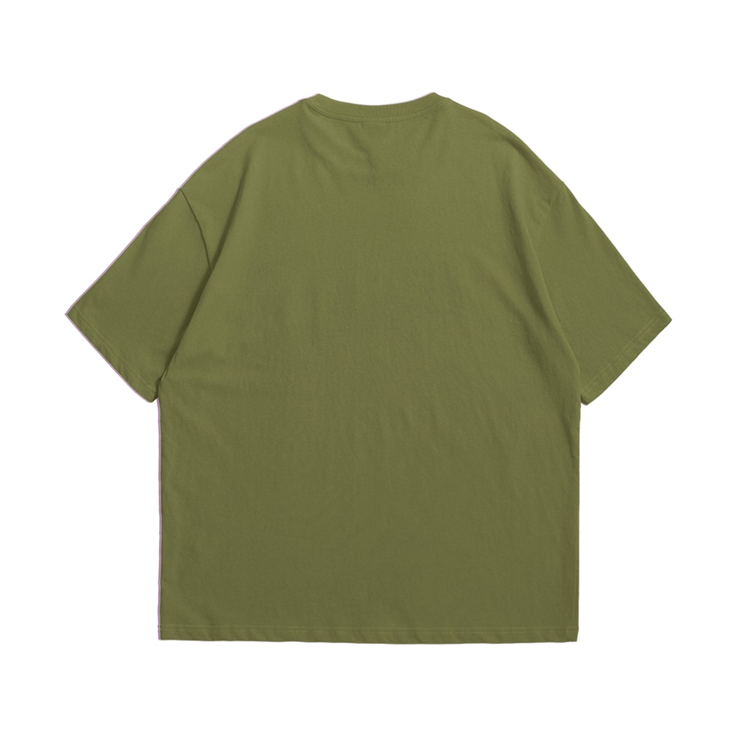 Urban Moss Army Green Oversized Heavyweight Tee