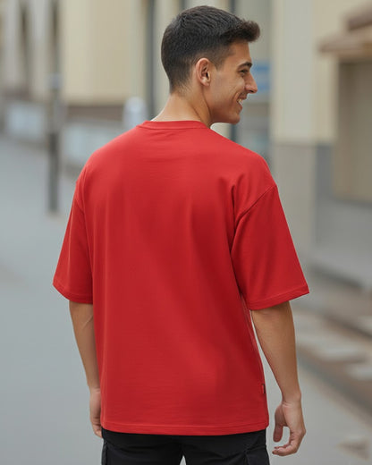 The Ultimate Pick-Up Line Oversize Red Tee