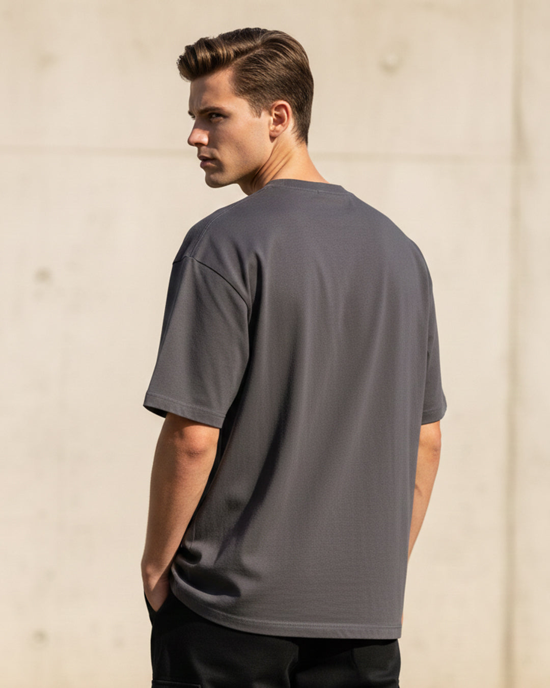Obsidian Mist: The Heavyweight Charcoal Tee