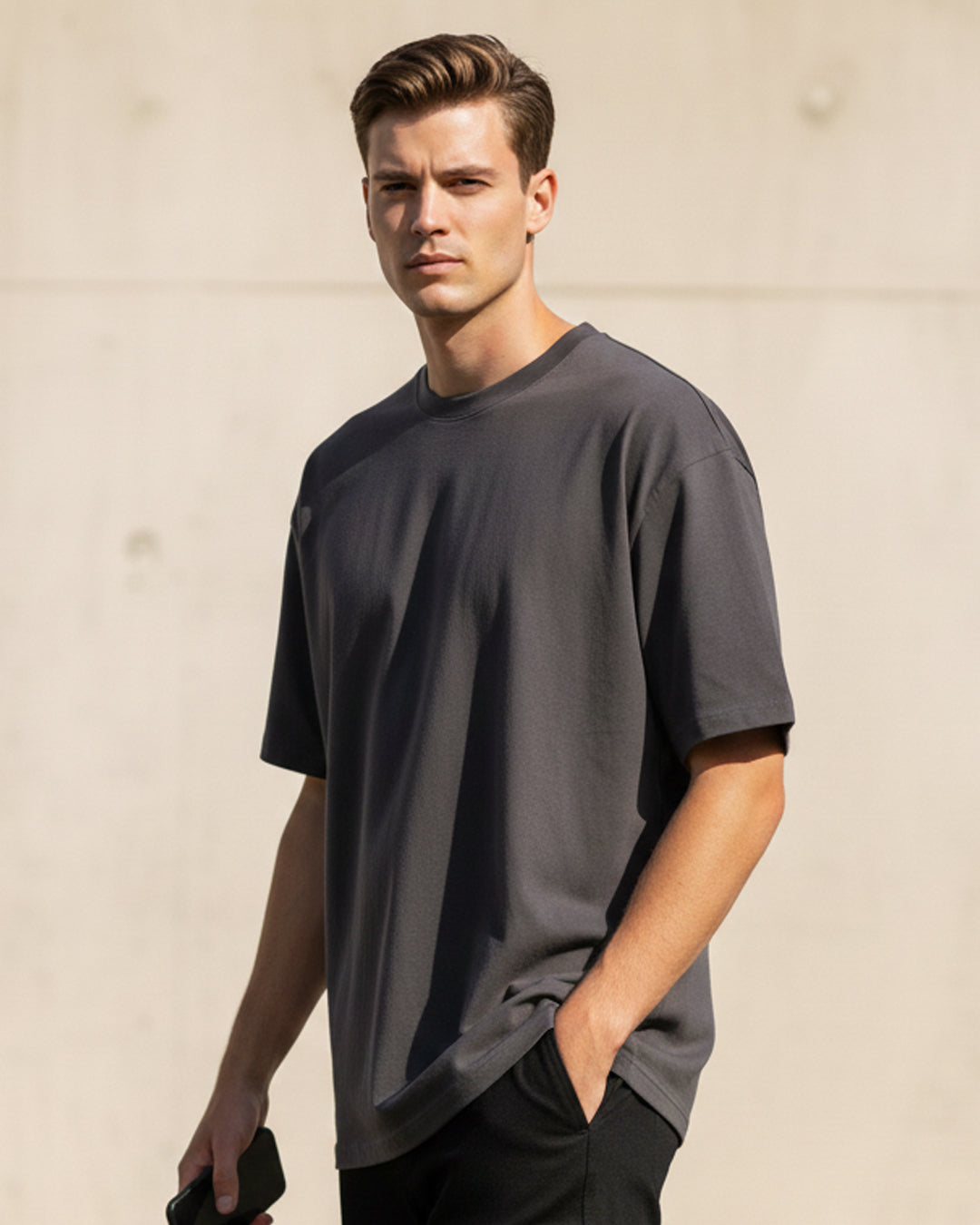 Obsidian Mist: The Heavyweight Charcoal Tee
