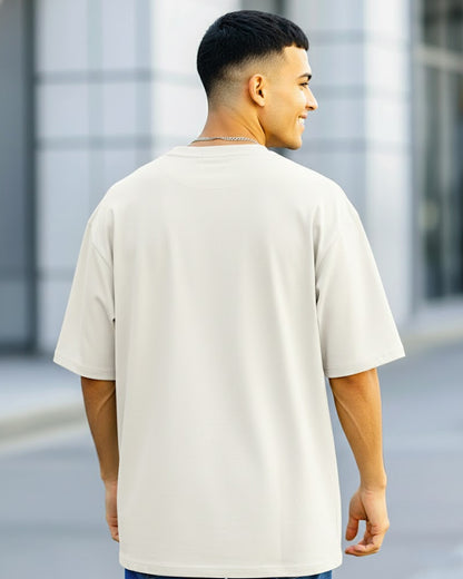 The Social Paradox: Off-White Oversized Graphic Tee