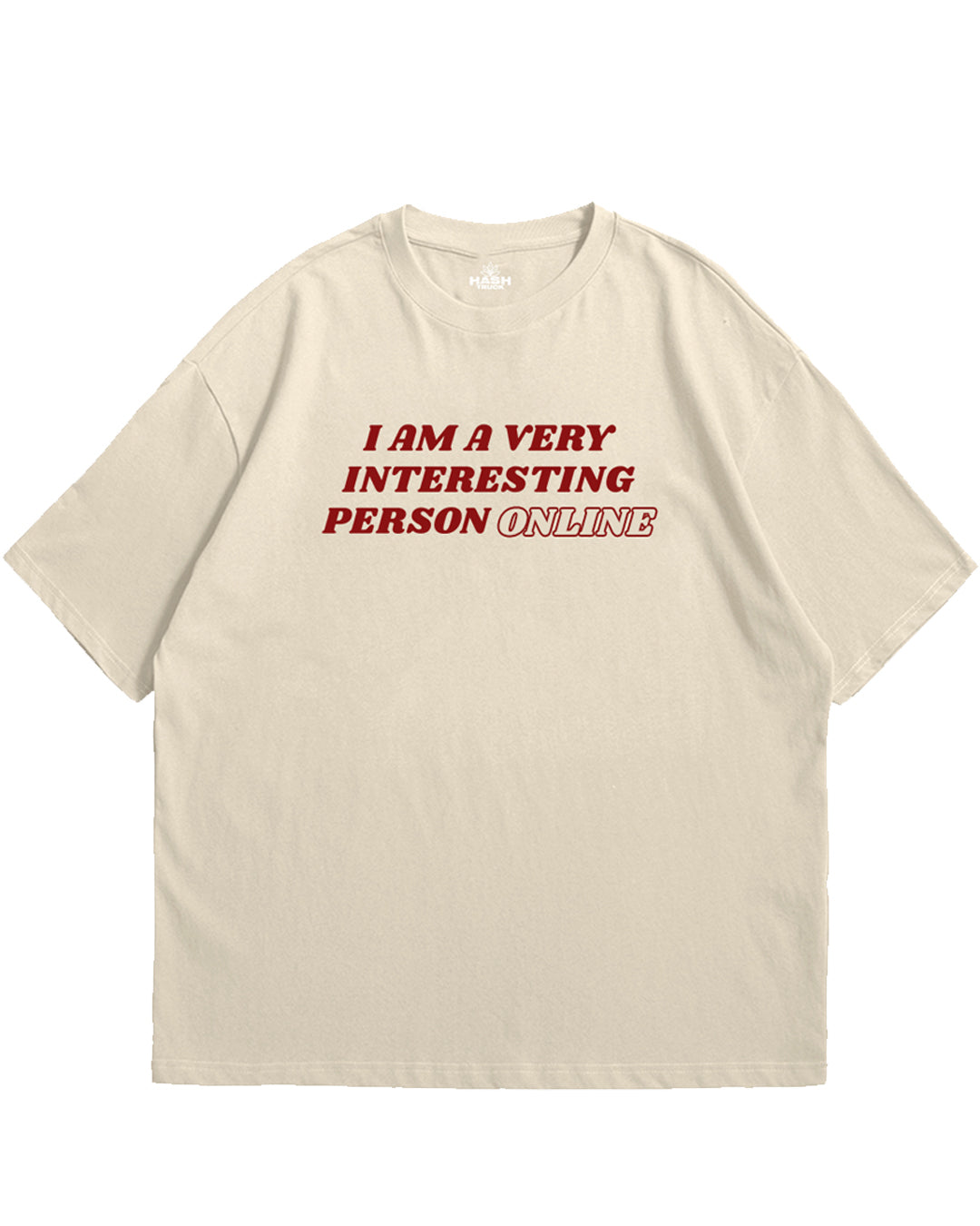 I am a interesting person Soft Jersey Oversized T-shirt