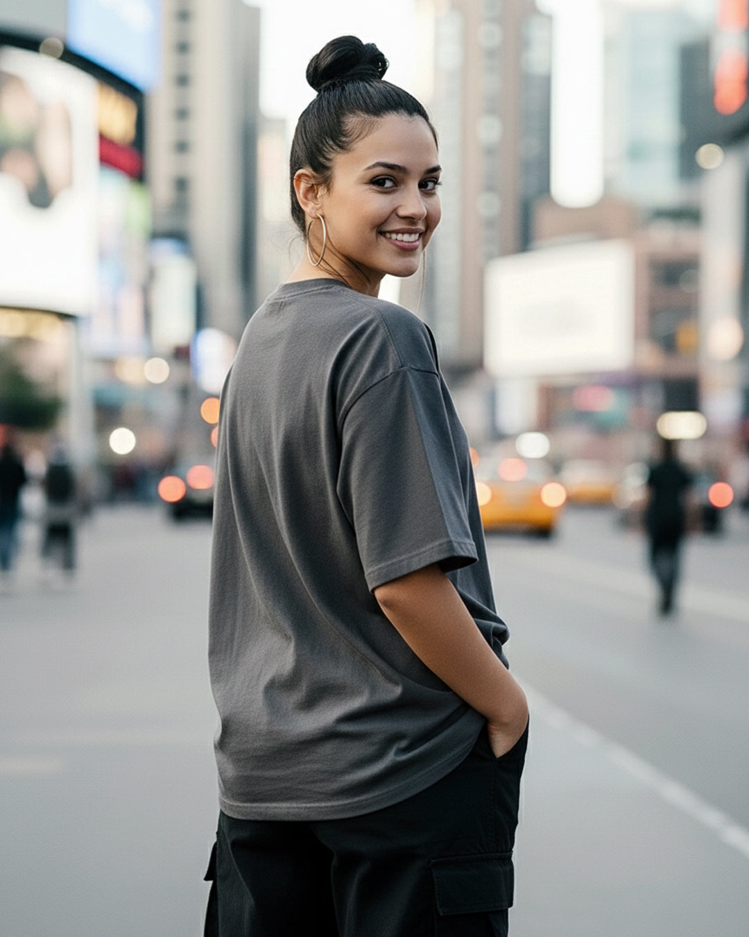 "Urban Anchor Charcol Oversize