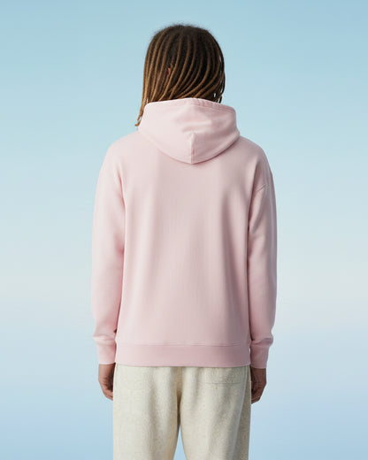 Hashtruck Pastel Pink Color Hoodie.