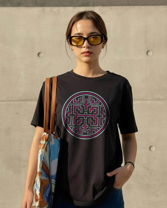 The "Shipibo Labyrinth" Sacred Geometry Tee