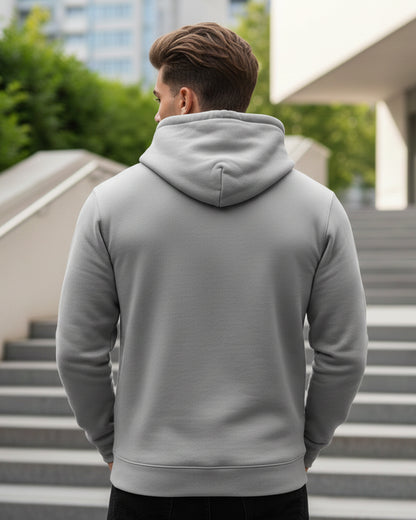 Hashtruck Rich Grey Color Hoodie.