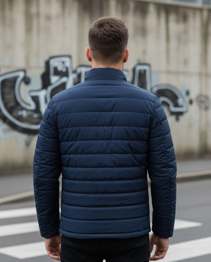 The Horizon Puffer: Classic Navy