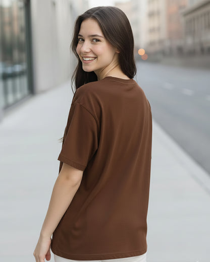 The Mocha Drop-Shoulder