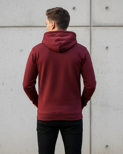 Hashtruck Liquid Maroon Hoodie.