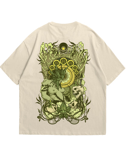 Weed Demon: The Smoke & Skulls Oversize Tee