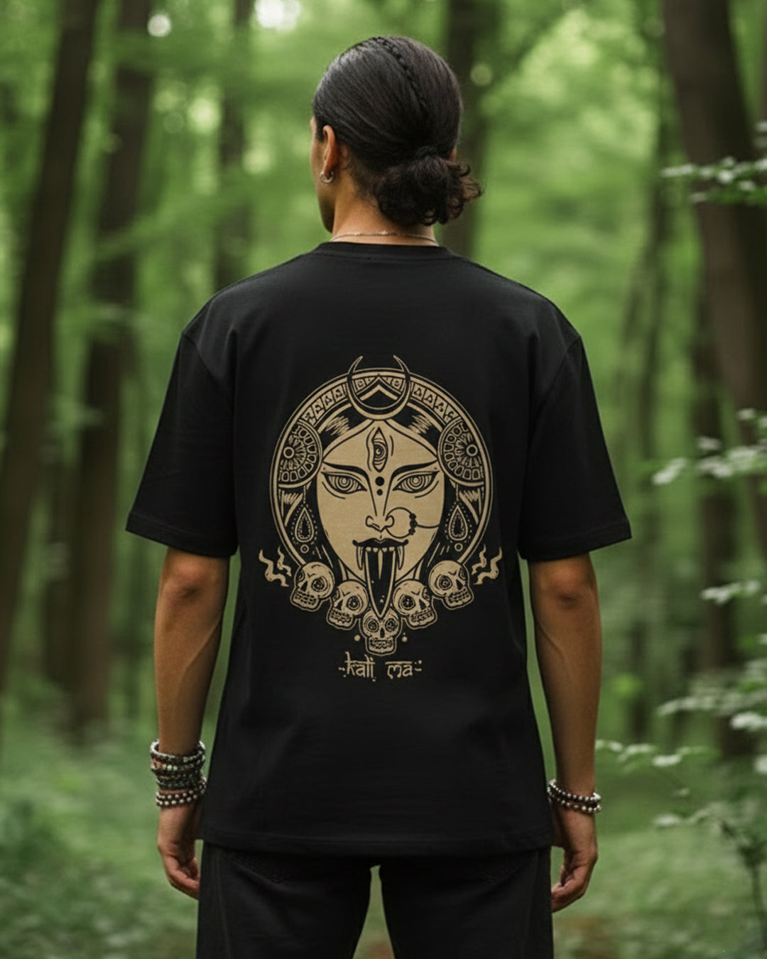 Kali Ma : The Cosmic Destroyer Oversized Tshirt