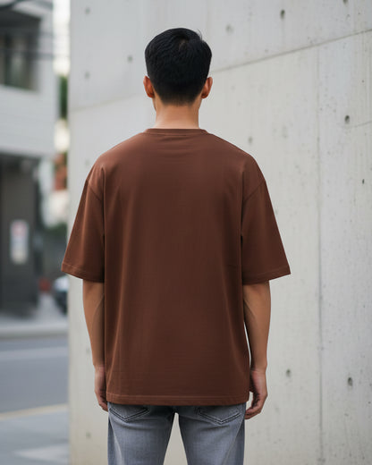 The Futurist Brown Oversize Tee