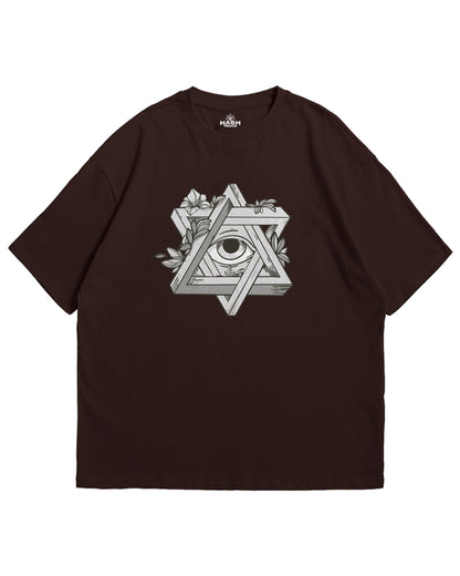 The Futurist Brown Oversize Tee