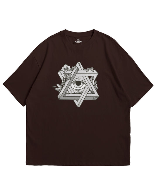 Third Eye Illusion Soft Jersey Oversized T-shirt