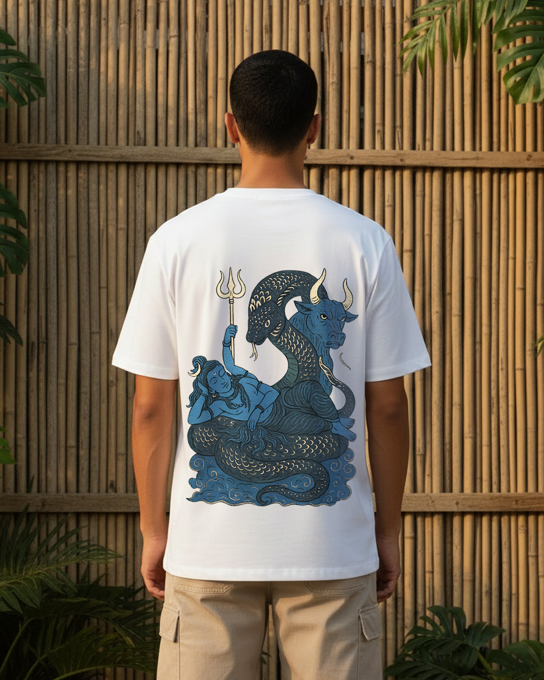 Shiva Samudra: The Divine Serpent Oversized Tee