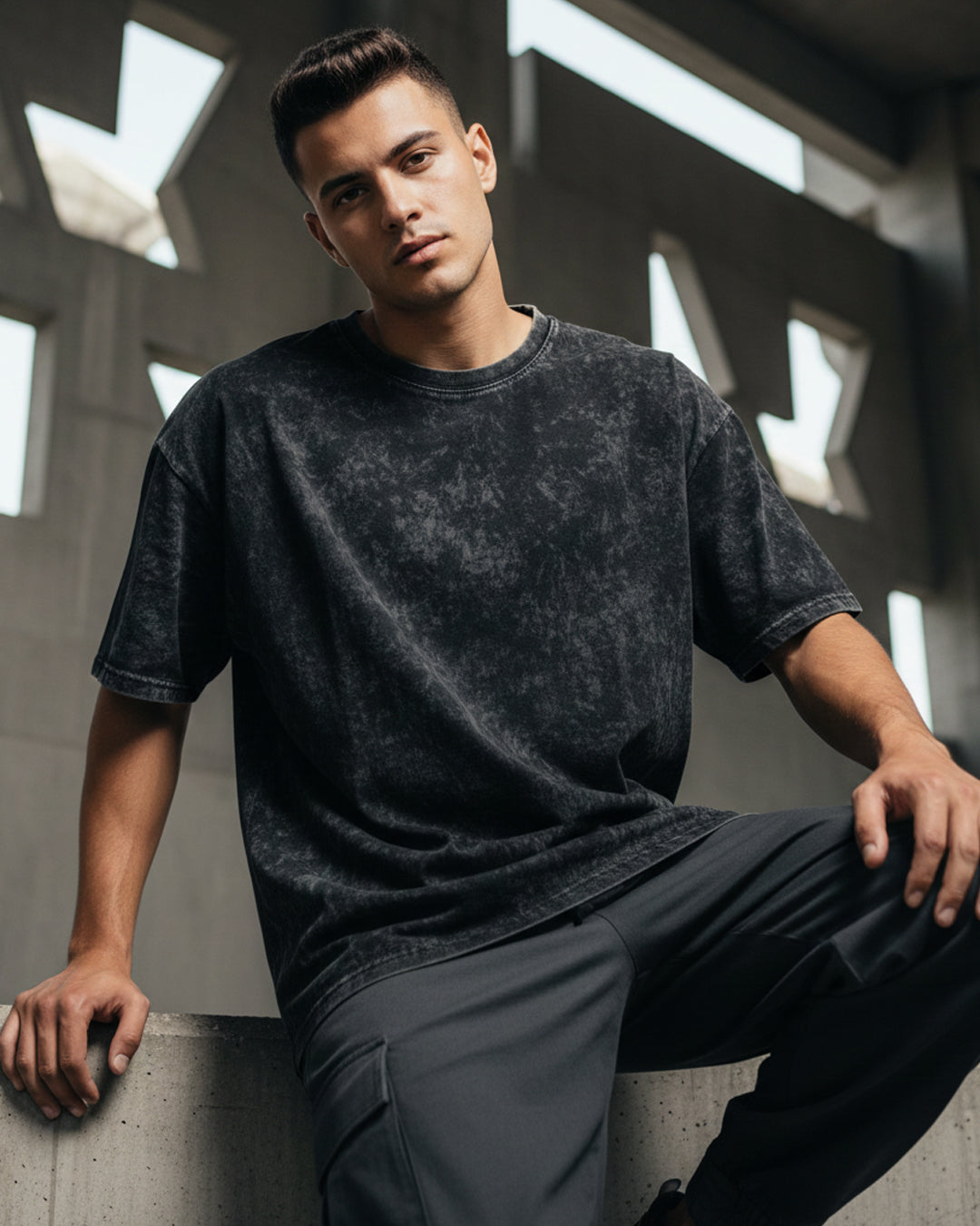 Acid Shadow: The Textured Heavyweight Tee