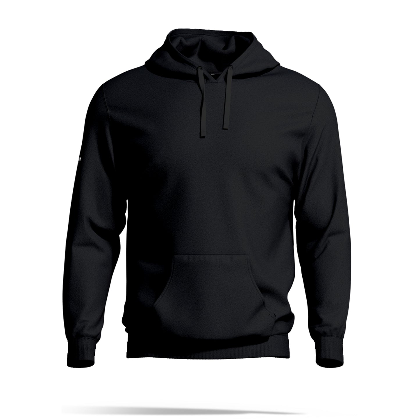 Hashtruck Solid Black Hoodie