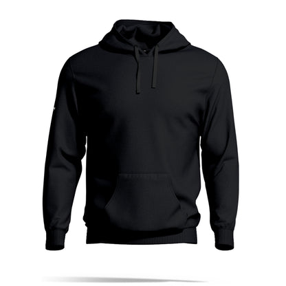 Hashtruck Solid Black Hoodie