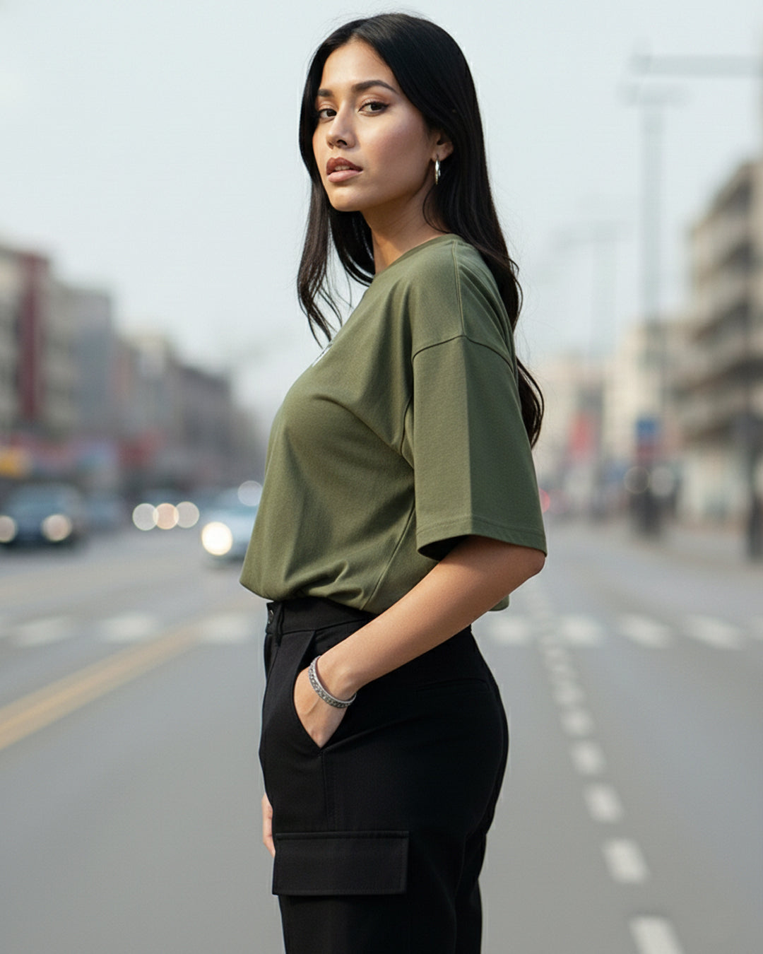 The Field Grade Olive Oversize