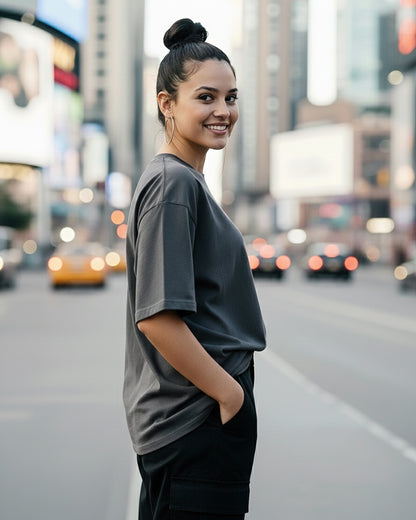 "Urban Anchor Charcol Oversize