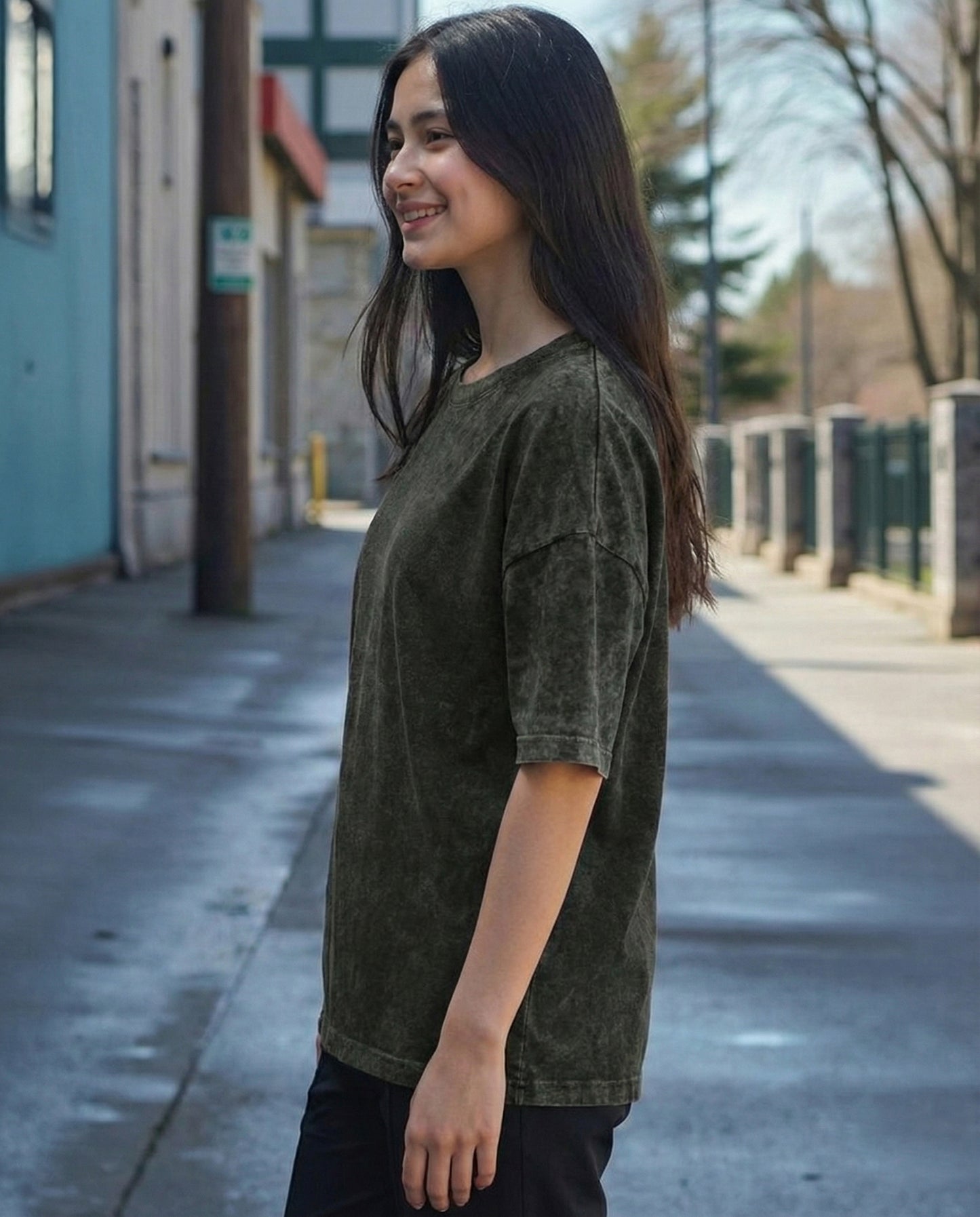 The Acid Wash Drop Tee