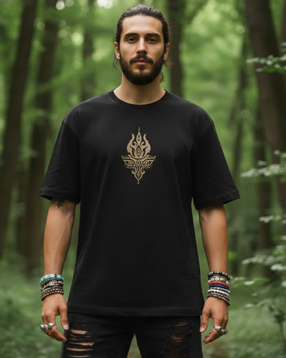 Kali Ma : The Cosmic Destroyer Oversized Tshirt