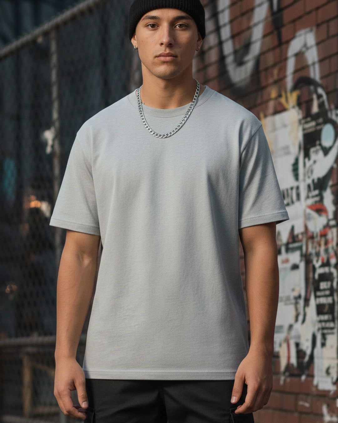 Urban Essential: Classic Fit Grey Tee