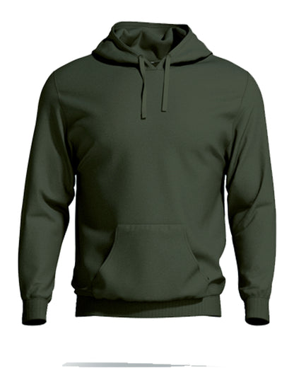 Hashtruck Mild Olive Green Color Hoodie.