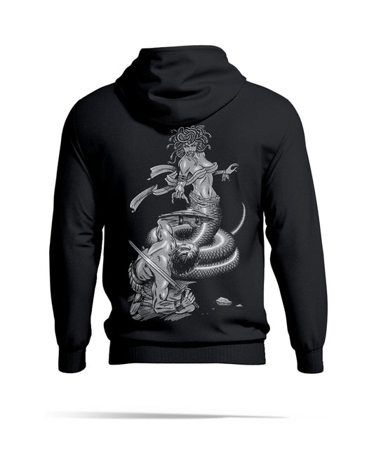 Medusa Cotton Printed Hoodie for Men & Women