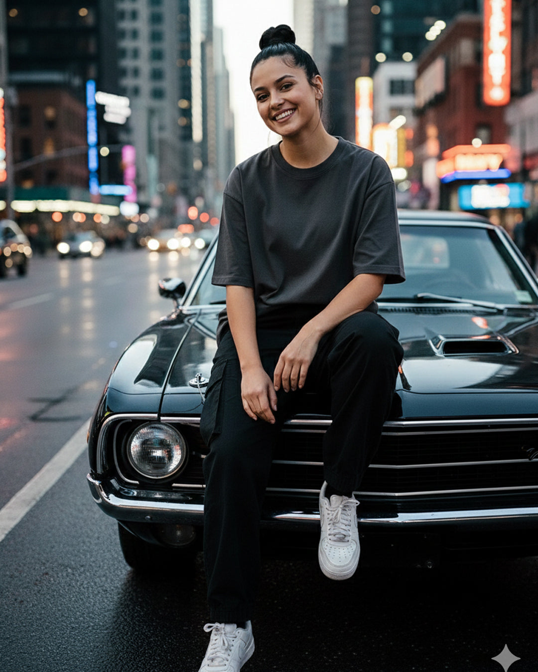 "Urban Anchor Charcol Oversize