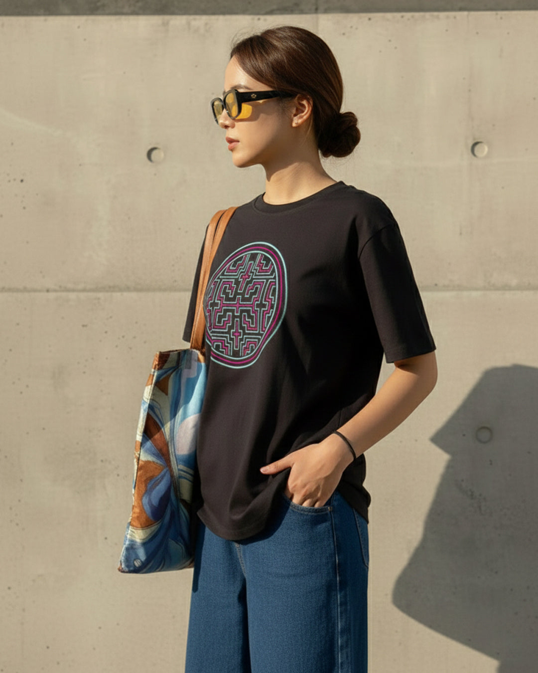 The "Shipibo Labyrinth" Sacred Geometry Tee