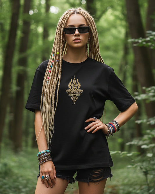 Kali Ma: The Cosmic Destroyer Oversized Tee