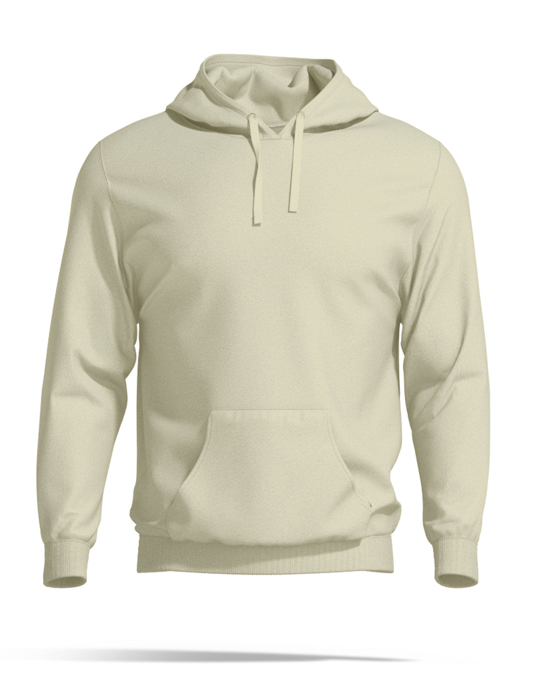 Hashtruck Milky Off-white Color Hoodie