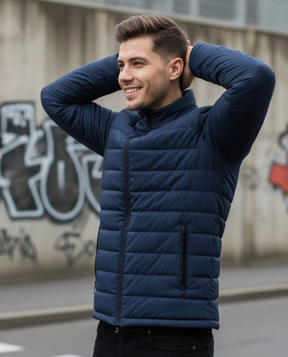 The Horizon Puffer: Classic Navy